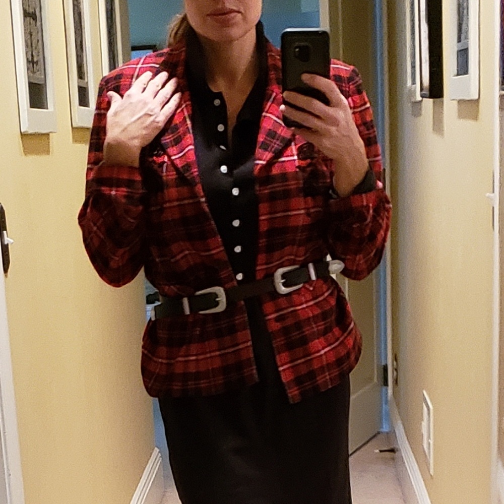 Tartan  wool blazer 12
